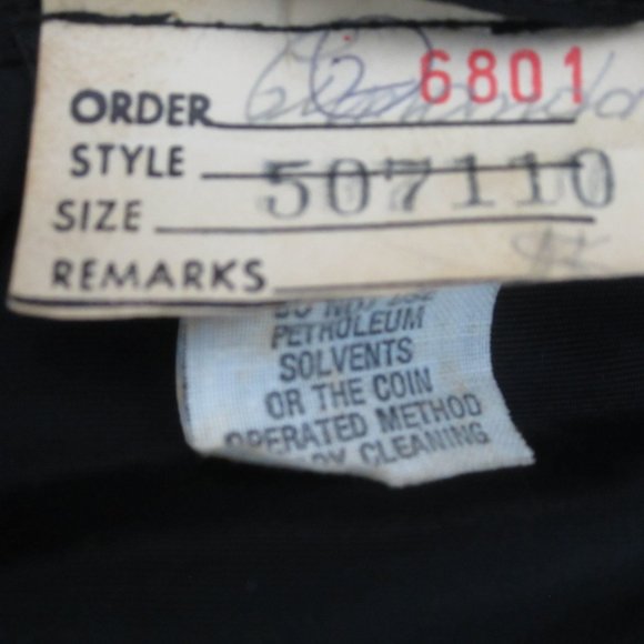 Vtg Saks Fifth Avenue Womens S Black Velvet Fit Flare Sequin Party Formal Dress - Picture 9 of 12